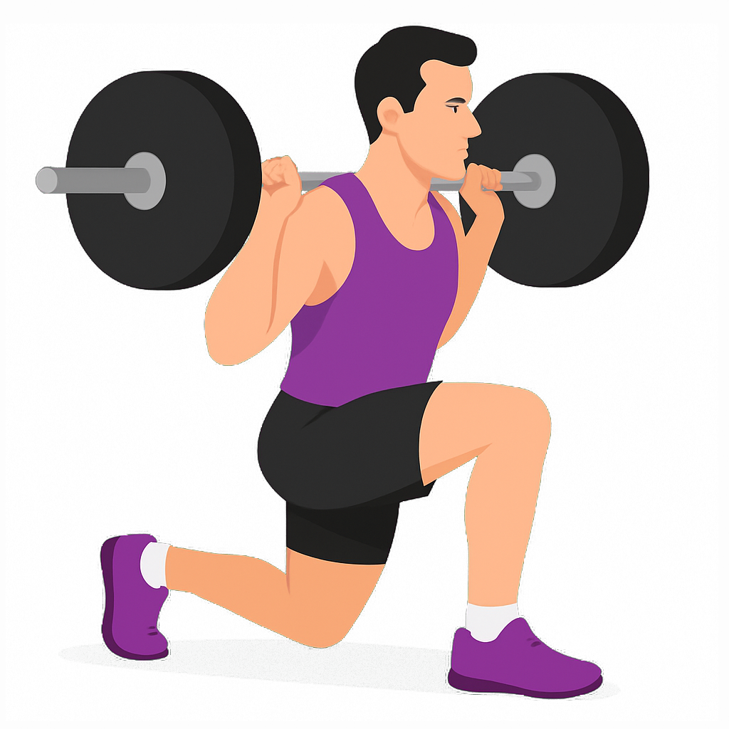 Illustration of the Split Squat