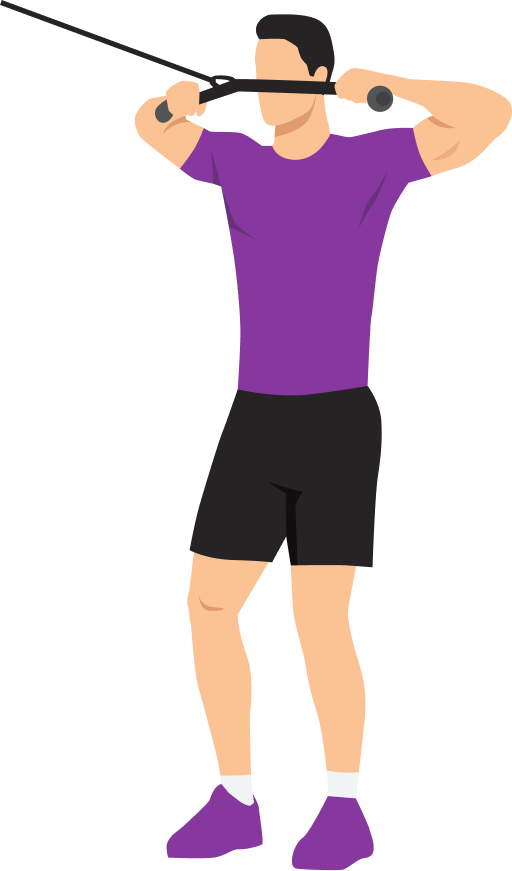Illustration of the Cable Face Pull