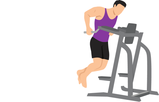Illustration of the Chest Dip