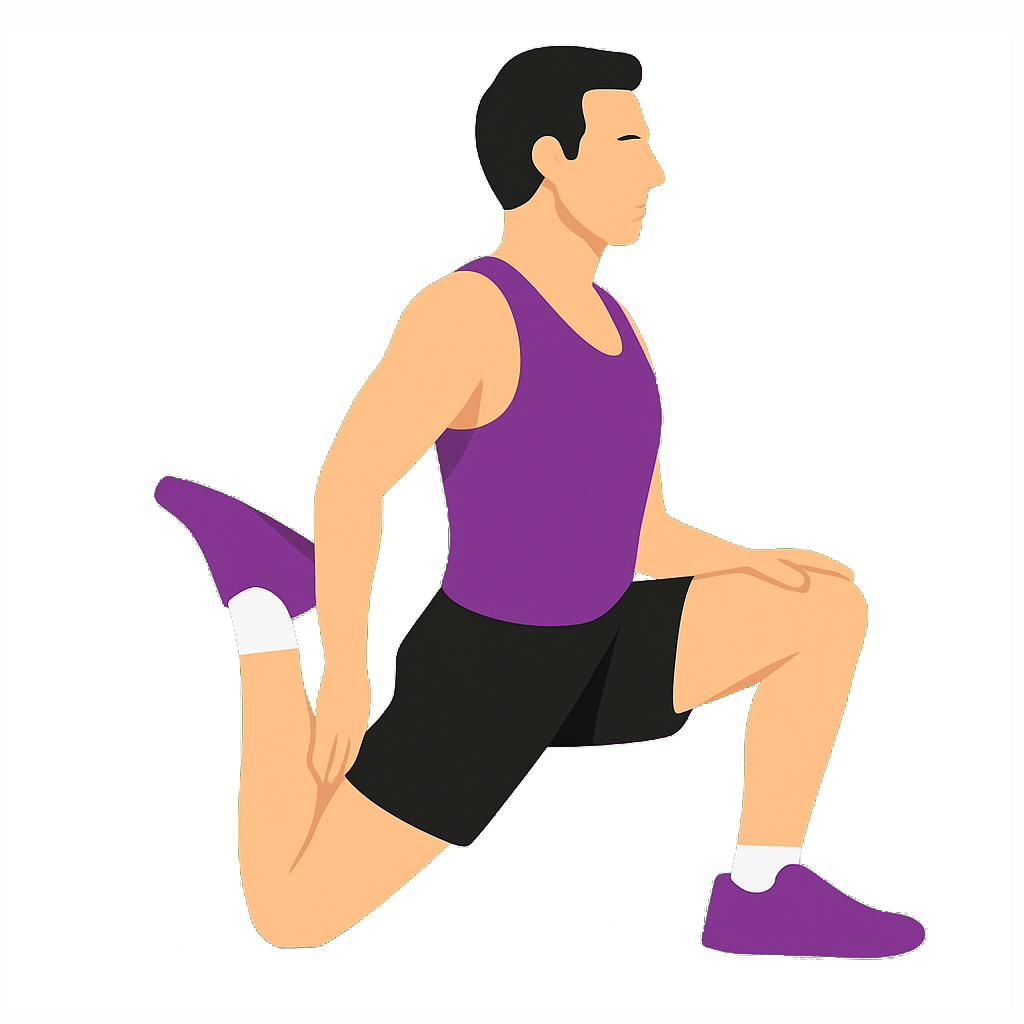Illustration of the Couch Stretch