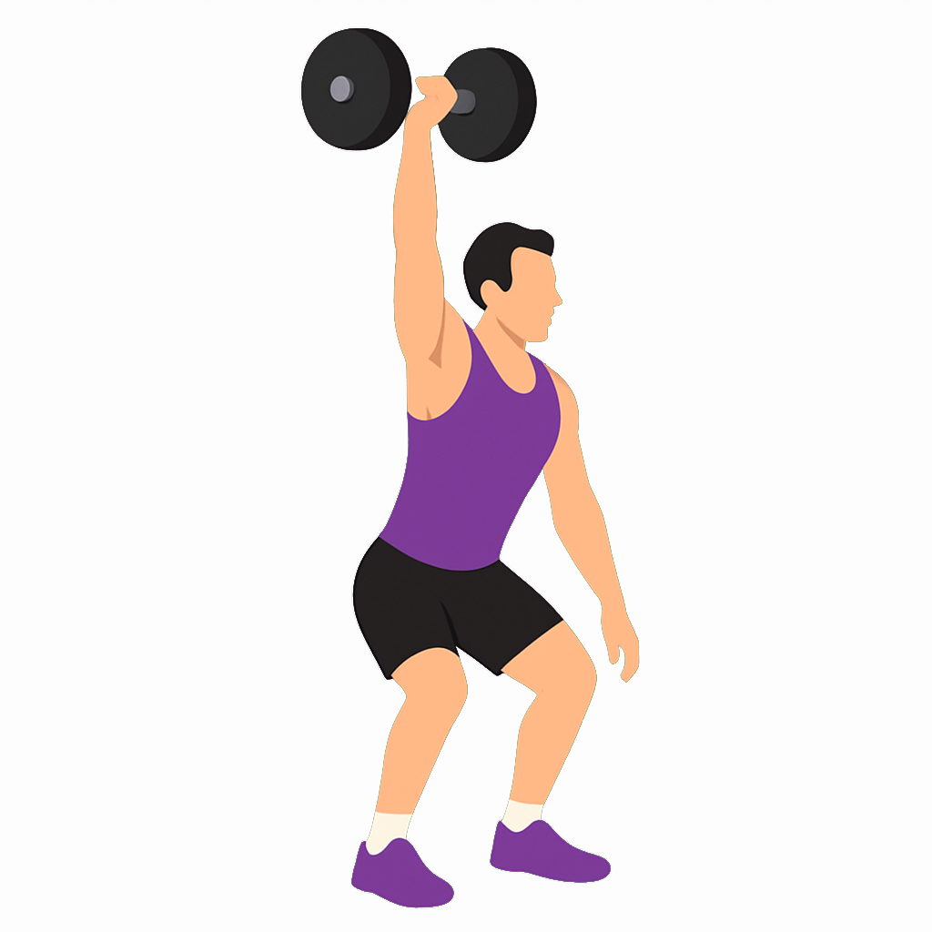 Illustration of the Dumbbell Snatch