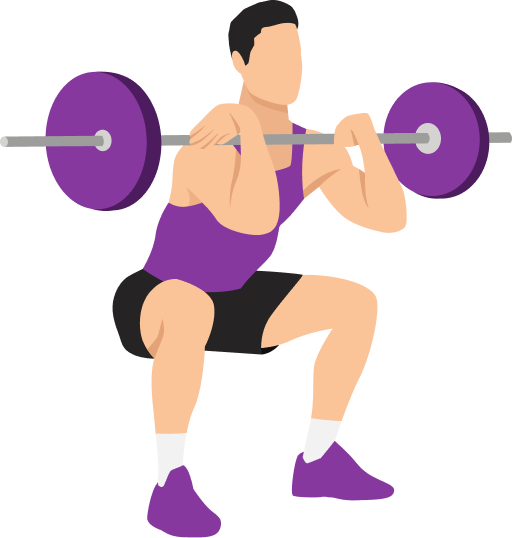 Illustration of the Front Squat