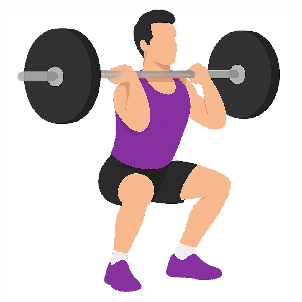 Illustration of the Hang Clean