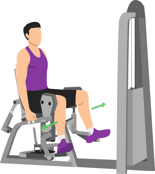 Illustration of the Machine Hip Abduction