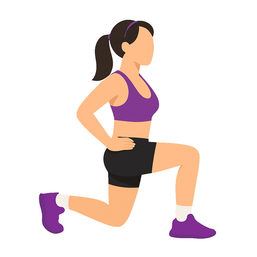 Illustration of the Reverse Lunge
