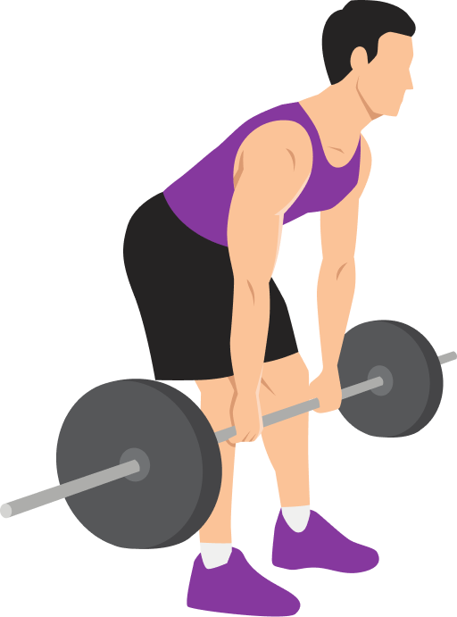 Illustration of the Romanian Deadlift