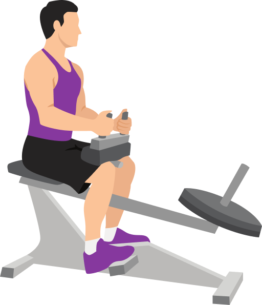 Illustration of the Seated Calf Raise