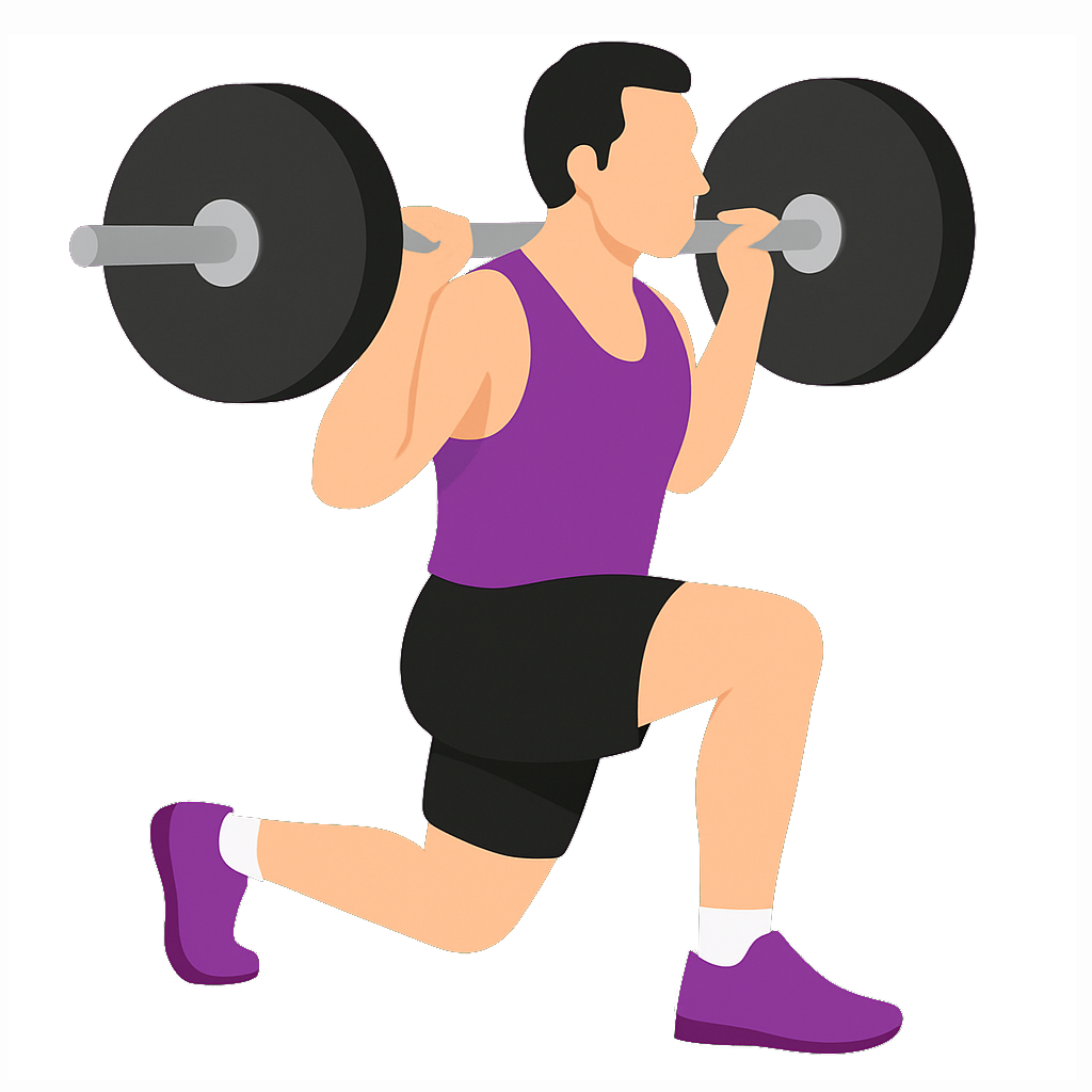 Illustration of the Walking Lunge